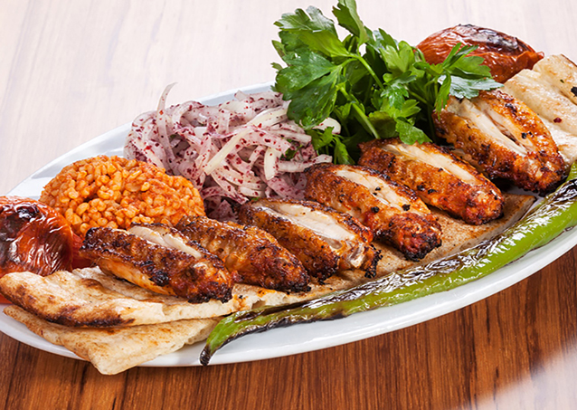 გრილზე შემწვარი ქათმის ფრთები